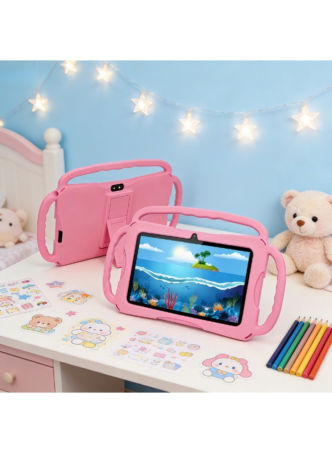 Abbi Casey 7" Tablet for Kids, 64GB ROM & 4GB RAM, Android 12.0 1280x800 IPS, Eye Protection Screen, Parental Control, Educational Apps, Dual Camera, Shockproof Case, WiFi 2.4G, USB OTG - Image 5