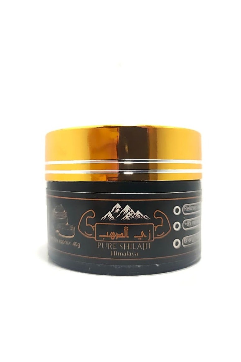راتنج شيلاجيت طبيعي نقي 40 جرام - مكمل غذائي - غني بالمعادن وحمض الفولفيك - يدعم الطاقة والحيوية - Image 1