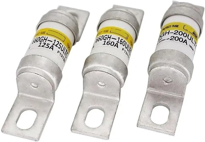فيوز 660 جي إتش 160 يو إل تي سي 1 قطعة جهاز حماية كهربائي باللون الفضي - Image 2