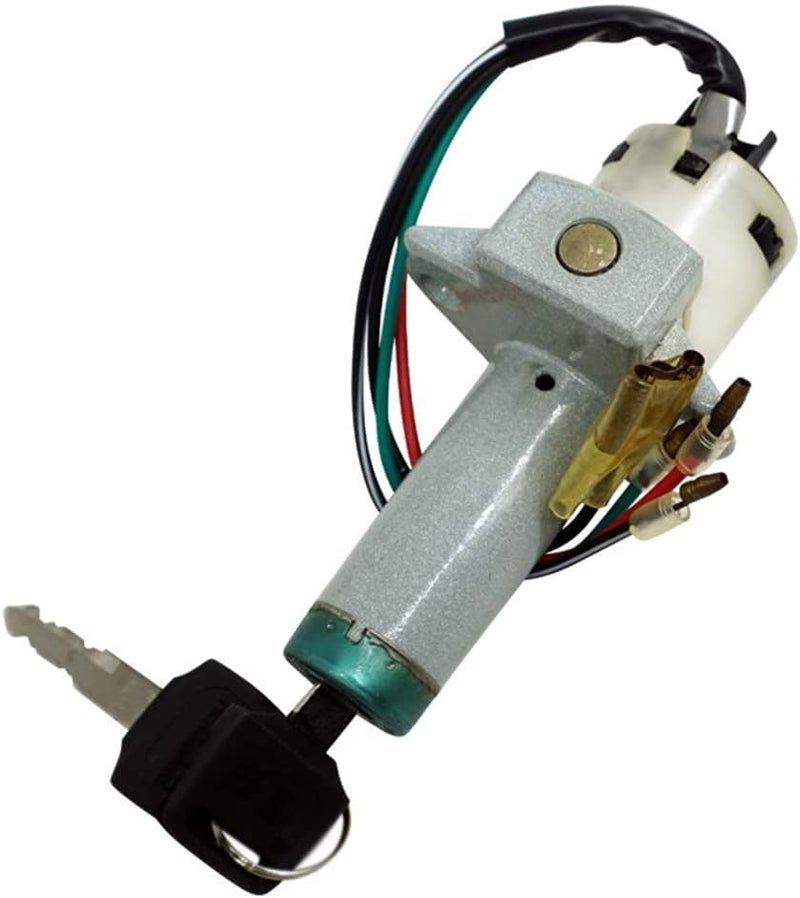 woobles Motorcycle Handlebar Lock, Motorcycle Electric Door Lock Motorcycle 4 Wire Ignition Key Switch Motorcycle Handlebar Tap Lock Compatible with Wy-125 Cb-125 - Image 1