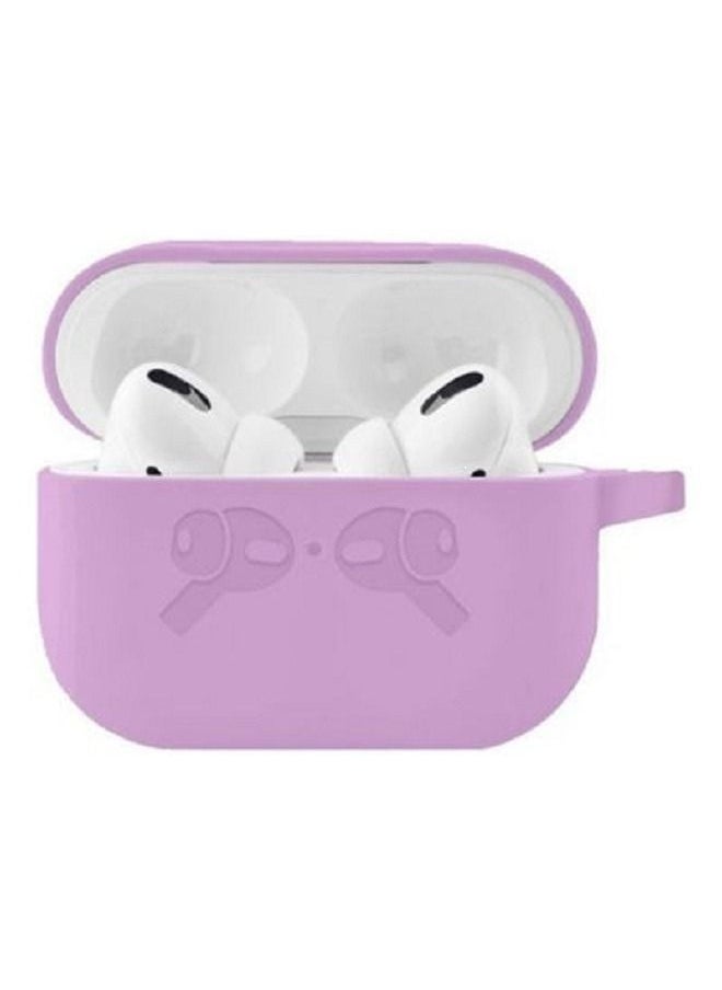Generic Silicone Case Cover For Apple AirPod Pro Purple  - Image 3
