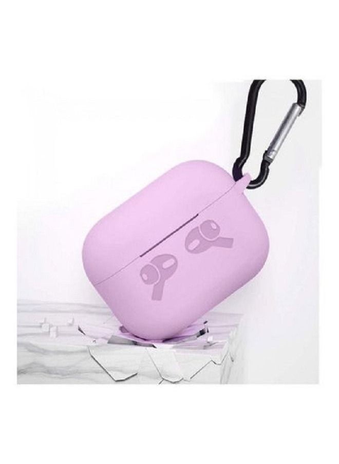 Generic Silicone Case Cover For Apple AirPod Pro Purple  - Image 2