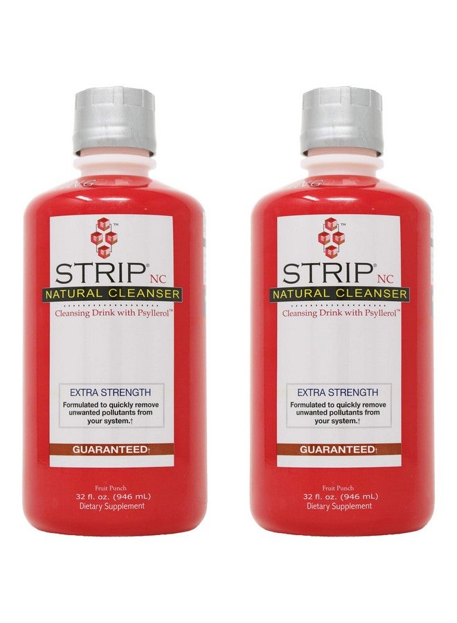 Wellgenix Strip NC Herbal Cleanse Detox Drink, Fast-Acting Body Detox, 32 Fl Oz, Premium Detoxifier for Quick Flush Toxin Removal, Extreme Cleanse Detox, Fruit Punch Flavor Liquid Formula (Pack of 2) - Image 1
