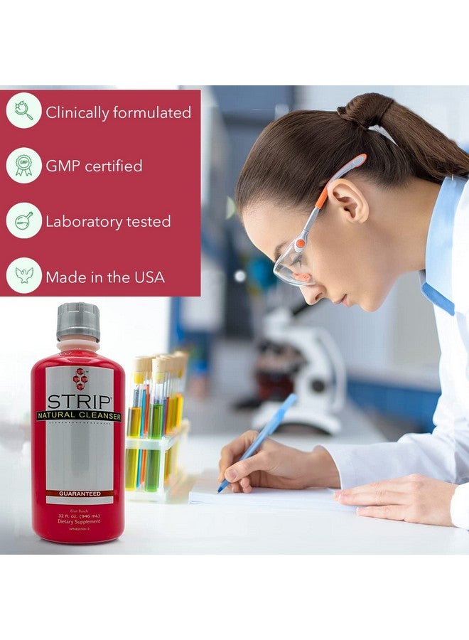 Wellgenix Strip NC Herbal Cleanse Detox Drink, Fast-Acting Body Detox, 32 Fl Oz, Premium Detoxifier for Quick Flush Toxin Removal, Extreme Cleanse Detox, Fruit Punch Flavor Liquid Formula (Pack of 2) - Image 5