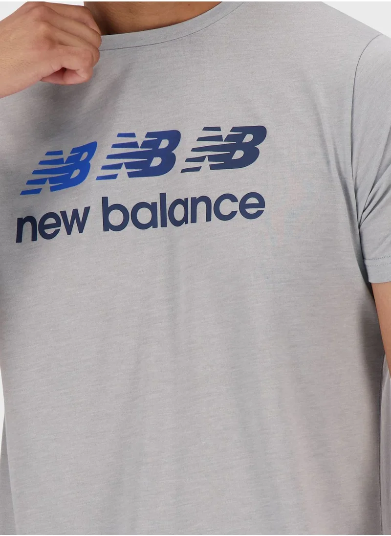 New Balance Heathertech Graphic T-Shirt