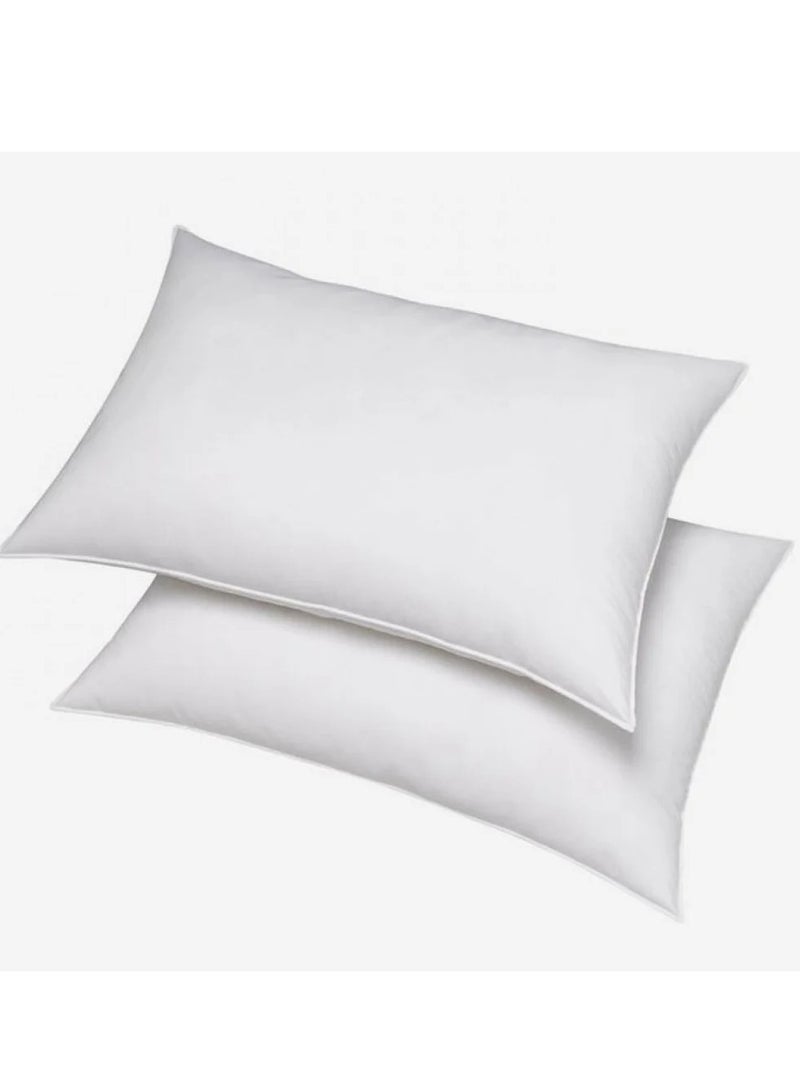 أمسى مخدة فندقية فاخرة - 2 قطعة - 1500 جرام من المايكروفايبر 100% لراحة فاخرة ودعم ممتاز للنوم المريح - Image 1