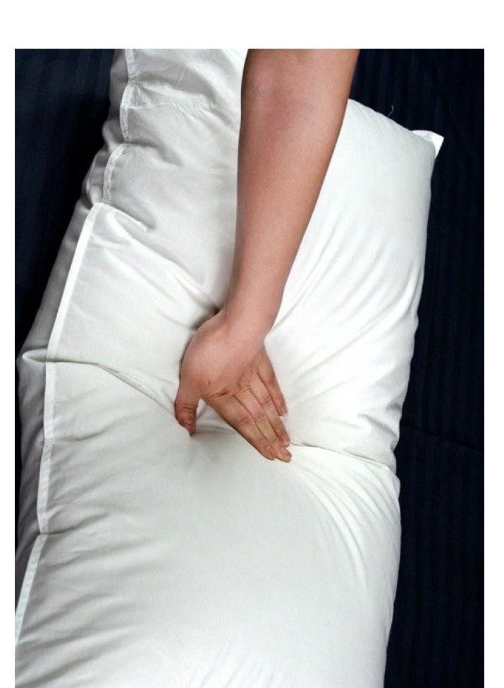 أمسى مخدة فندقية فاخرة - 2 قطعة - 1500 جرام من المايكروفايبر 100% لراحة فاخرة ودعم ممتاز للنوم المريح - Image 2