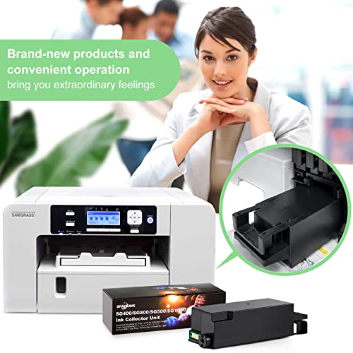 Spaceink SG400 Waste Collection Unit Replacement for Sawgrass Virtuoso SG400 SG500 SG800 SG1000 Ricoh GC41 Printer(Waste Tank/Waste Bin) - Image 3