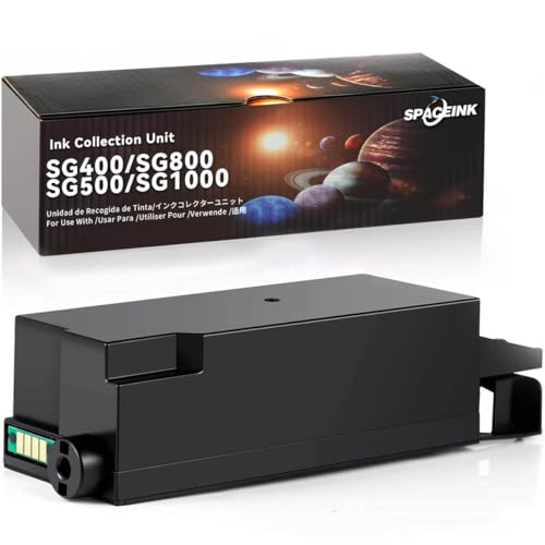 Spaceink SG400 Waste Collection Unit Replacement for Sawgrass Virtuoso SG400 SG500 SG800 SG1000 Ricoh GC41 Printer(Waste Tank/Waste Bin) - Image 1