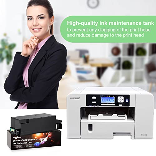 Spaceink SG400 Waste Collection Unit Replacement for Sawgrass Virtuoso SG400 SG500 SG800 SG1000 Ricoh GC41 Printer(Waste Tank/Waste Bin) - Image 5