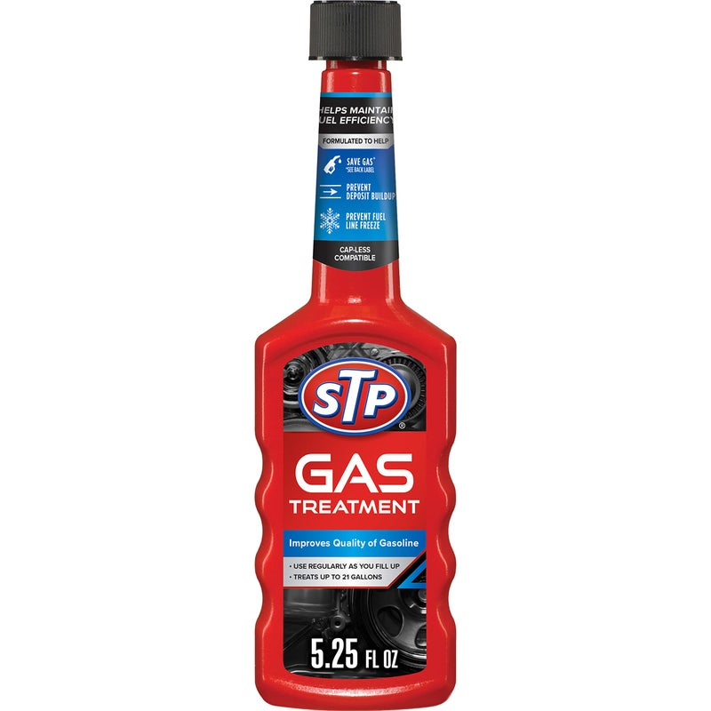 STP Gas Treatment Fuel Intake System Cleaner Bottles 525 Fl Oz Pack of 12