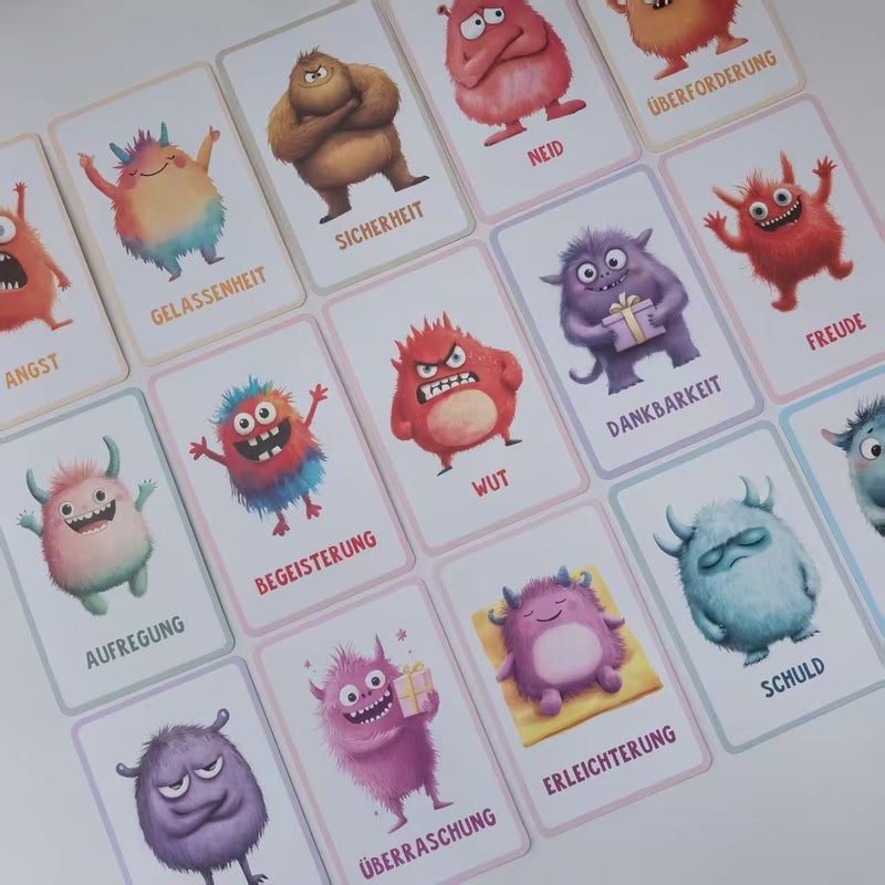 Emotion Flash Cards for Kids - 32 Cards - Image 2