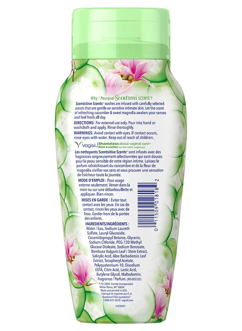 Scentsitive Scents Cucumber Magnolia Daily Intimate Feminine Wash for Women, 240mL - pzsku/ZFD00FADBBB7FDED6CDCDZ/45/_/1648635179/86823e01-fb2b-4013-a3f5-9314d9388dce