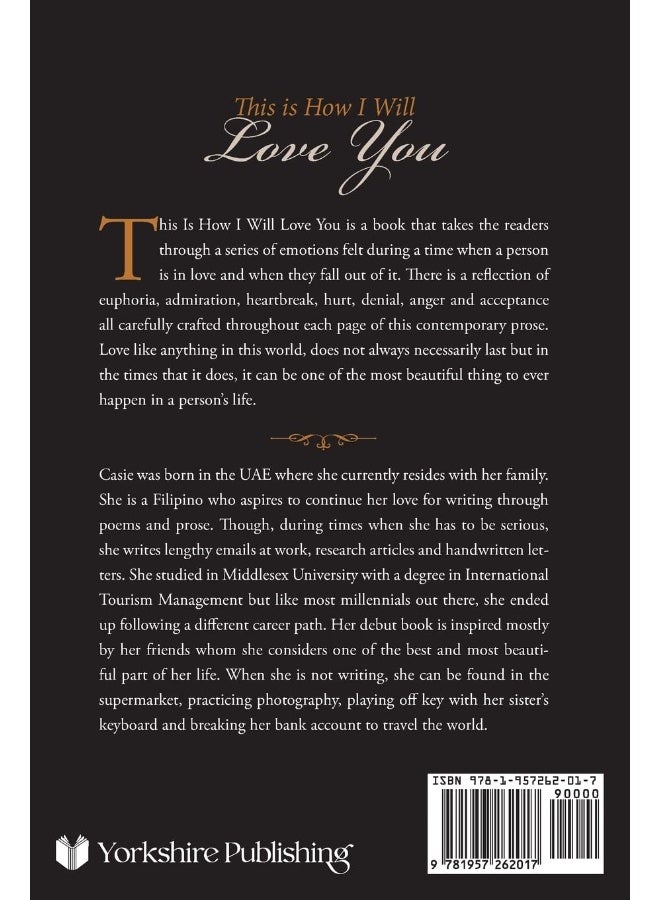 Yorkshire Publishing This is How I Will Love You - Image 2