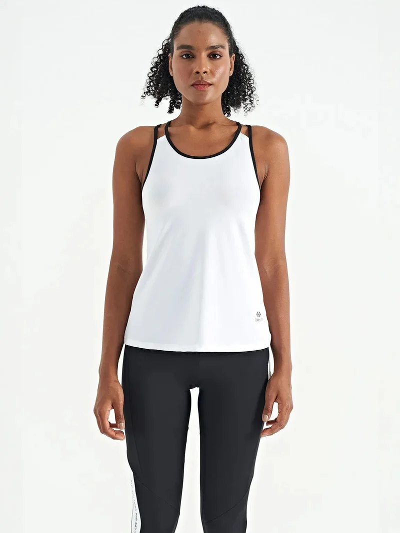 TOMMYLIFE TOMMY Sleeveless Knit Sports Top