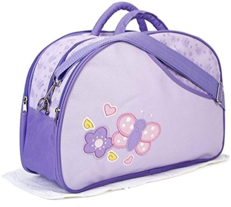 Moppets New Born Baby Multipurpose Polyester Diaper/Mother Bag with Holder Diaper Changing Multi Compartment (MOMMY DAY BAG - LARGE) - Image 1