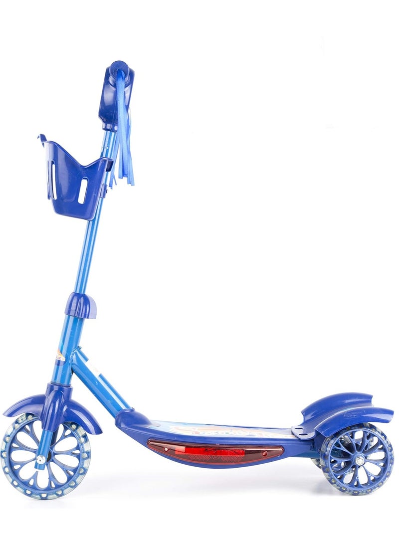 سكوتر محمول مزود بعدد 3 عجلات بتصميم آمن عالي الجودة مع مقابض مبطنة وأنيقة ويصدر موسيقى ومناسب للأطفال - Image 5