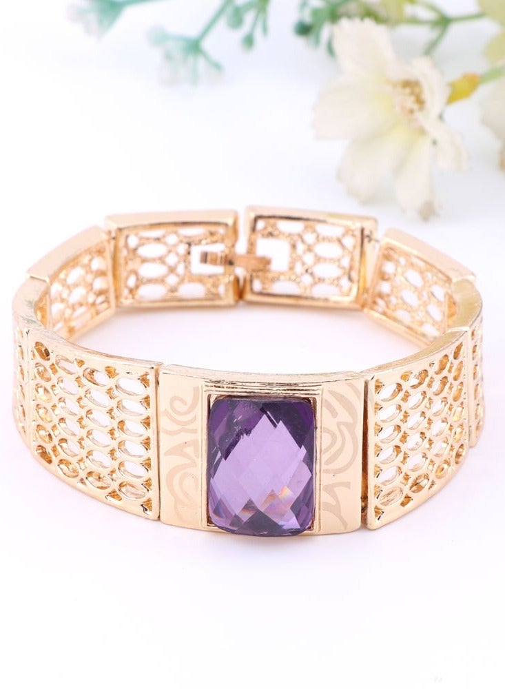 Fashion Nigerian Wedding Gold Color African Beads Jewelry Sets For Women Party Trendy Dubai Jewelry Set - Image 5