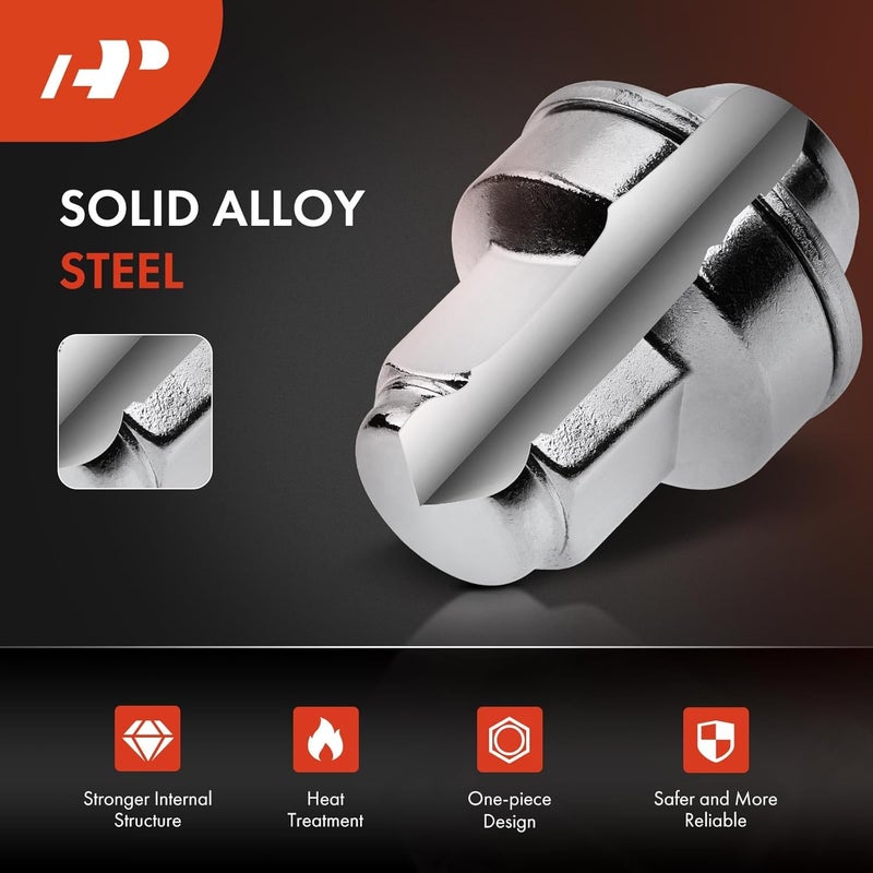 A-Premium M14-1.50 Wheel Lug Nuts for Lexus LS460, LC500, LS600h - 20-PC Set - Image 3