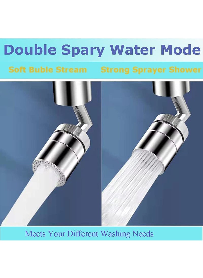 ALI SHIPPING Faucet Aerator with 720Degree Angle Rotation and Swivel DualFunction WaterSaving Tap Aerator Diffuser and Sprayer for Kitchen Sink Efficient Faucet Flow Control  - Image 5