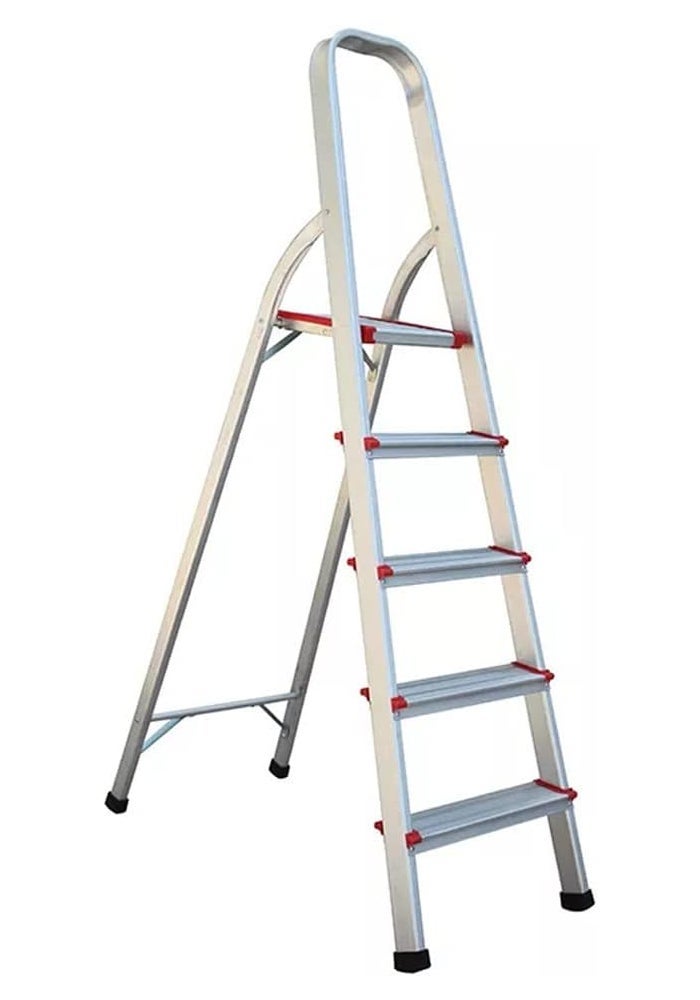 5-Step Aluminum Household Ladder - Image 2