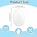 Morcheiong 24 Pcs White Plastic Egg Shakers Musical Instruments Easter Egg Favors Egg Maracas Shakers for Kids DIY Set with 24 Pcs Multicolor Pens - Image 4