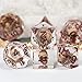 UDIXI Skull DND Dice Set Resin D and D Dice Set with Storage Pouch for RPG and Other Tabletop Games - Image 4
