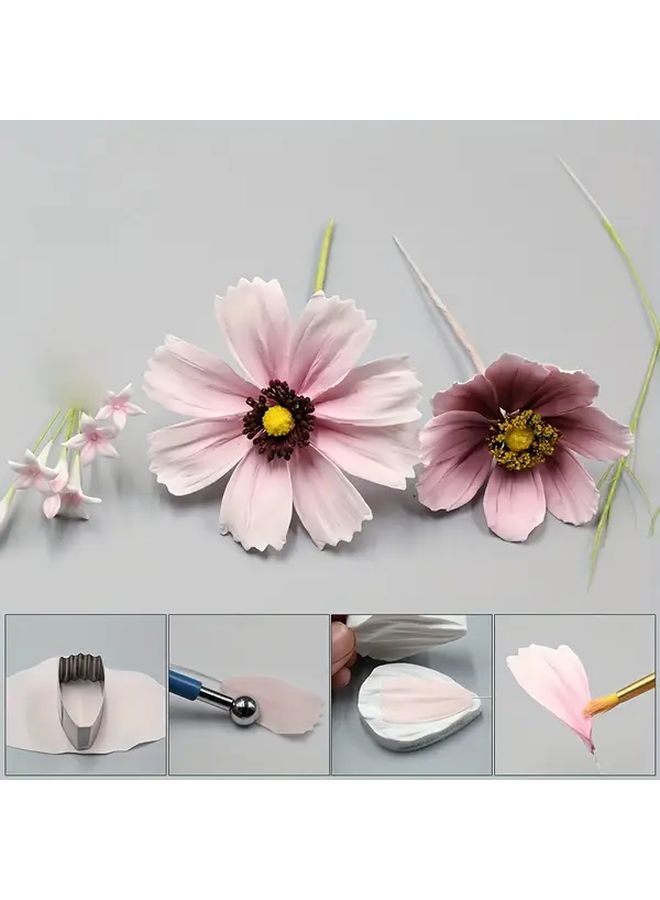 MRCOOKIE Stainless Steel Flowers Cutter Fondant Cookie Decorating Tool - Image 2
