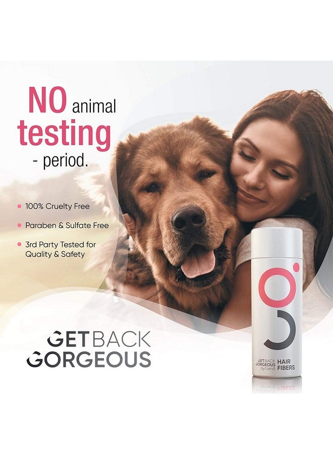 Get Back Gorgeous Gbg Womens Hair Fibers For Thinning Hair Cruelty Free Hair Powder For Fine Hair Instantly Thick In 30 Seconds Hair Touch Up Hair Thickener For Women & Men (Dark Brown) 25G - Image 5