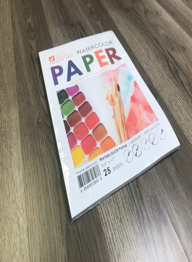 Design Ideation Watercolor Paper. Semi-Smooth. 67 LB. Multi-Media. Loose Sheet Pack. (8.5" x 11") LP-PM. (25 Sheets) - Image 2