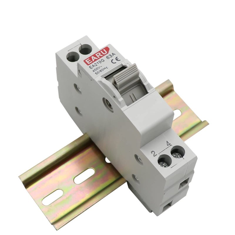 40A MTS Dual Power Manual Transfer Interlock Circuit Breaker Din Rail Isolating Switch - Image 4