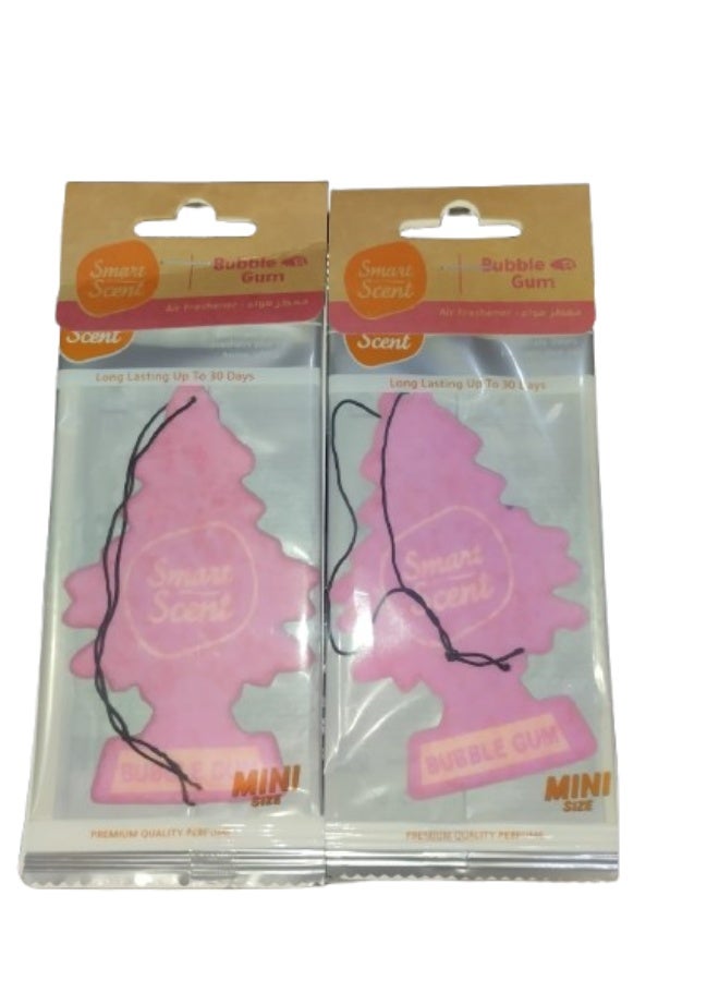 Smart Scent 2 Pieces Bubble Gum Air Freshener Long Lasting Up To 30 Days
