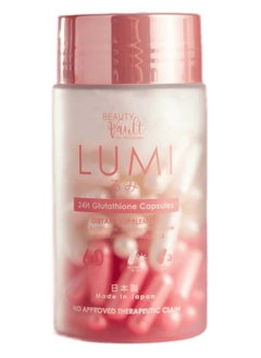 Beauty Vault Beauty Vault Lumi 24H Glutathione Capsules (60 Capsules) – Skin Whitening & Sunblock Protection | Made in Japan | Best Glutathione for Radiant Skin  - Image 2