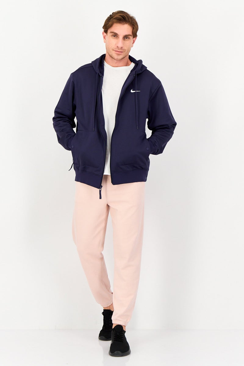 Nike Men Therma Fit Long Sleeve Basketball Hoodie, Purple - Image 3