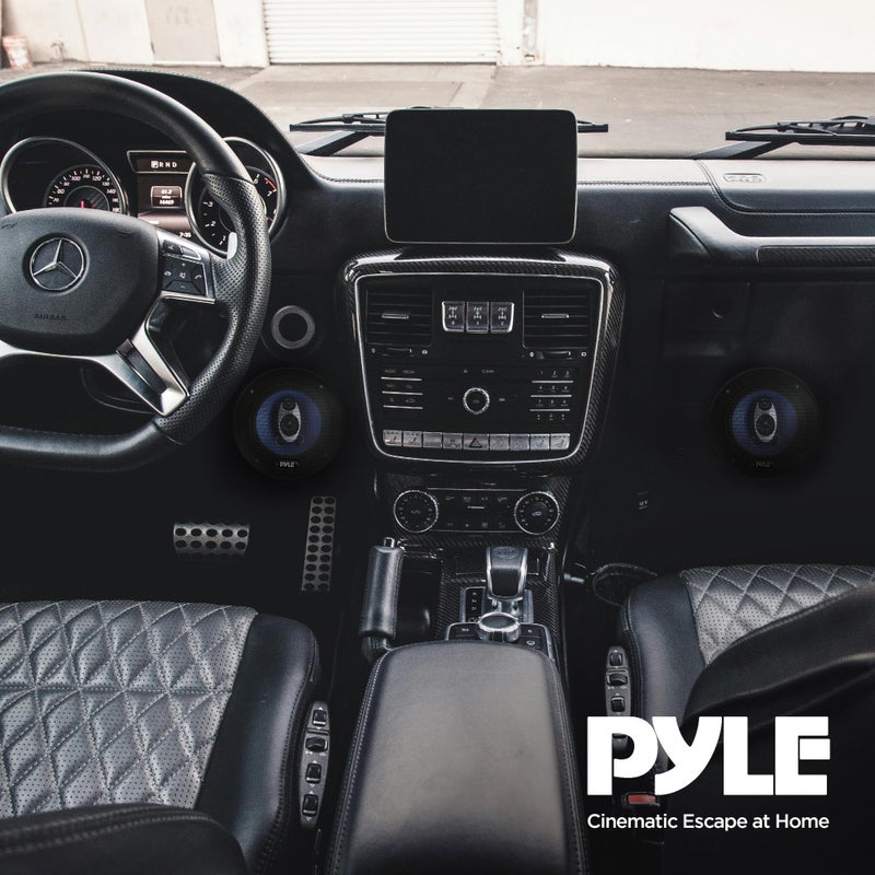 Pyle 4 New Pyle PL63BL 6.5" 720 Watt 3-Way Car Audio Coaxial Speakers Blue Stereo - Image 4