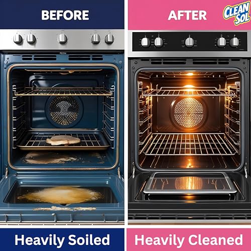 Cleansol Oven & Grill Cleaner – 250 ml | Heavy-Duty Kitchen Degreaser for Oven Interiors, Grills, Gas Burners, Baking Trays, Chimneys & Exhaust Hoods | Removes Burnt Grease, Oil & Carbon Residue - Image 4