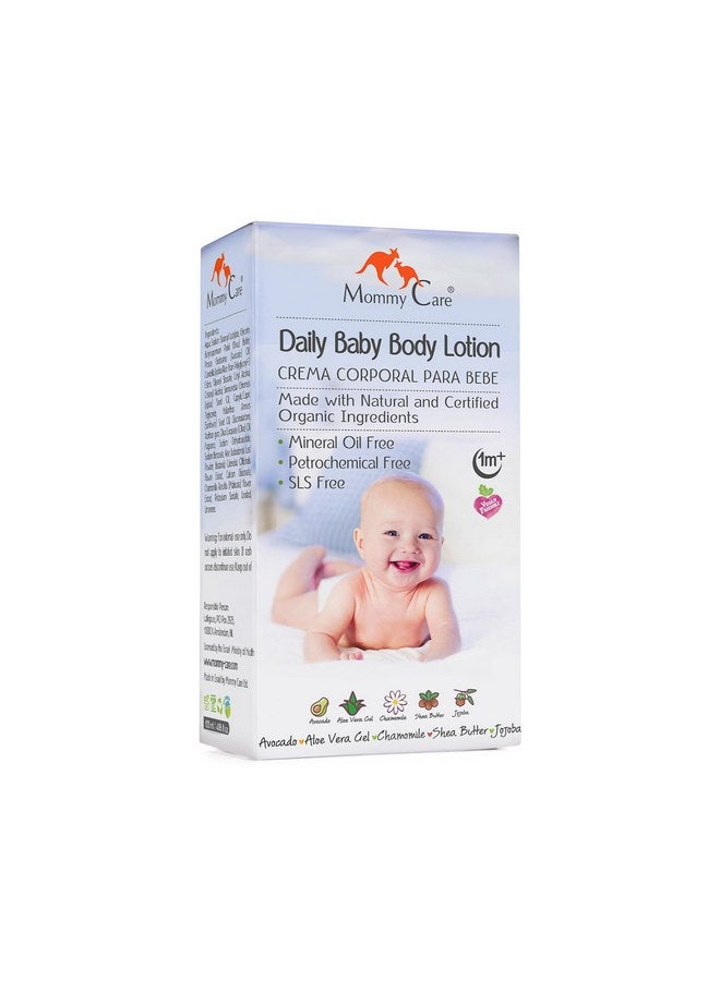MOMMY CARE Mommy Care Organic Baby Body Lotion Organic Skin Cream for Babies Natural Moisturizing and Soothing Formula Great for Normal, Dry and Sensitive Skin with Calendula, Aloe Vera 120 ml/ 4.06 oz - Image 4