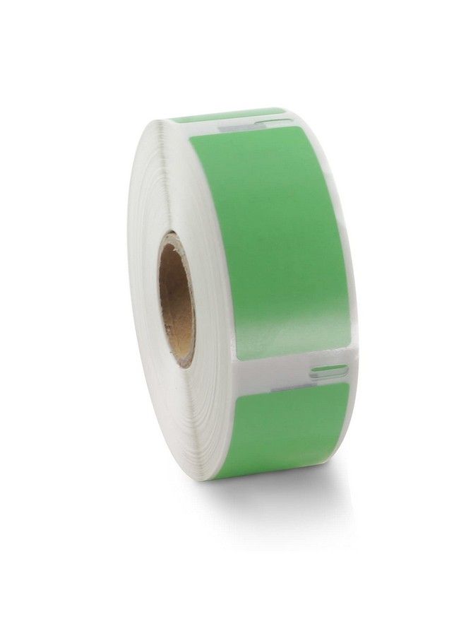 BETCKEY Colored Labels Compatible With Dymo 30336 (1" X 21 8") Return Address Labels Compatible For Dymo Labelwriter Thermal 450 4Xl & Zebra Desktop Printers [2 Rolls 1000 Labels Green] - Image 2