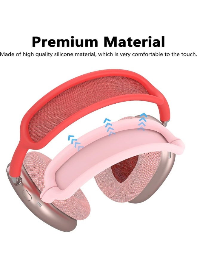 كيلا غطاء حافظة لسماعات AirPods Max، غطاء 3 في 1 من السيليكون لأكواب الأذن، أغطية شفافة ناعمة من مادة TPU لأكواب الأذن، غطاء حافظة لوسادة الأذن، غطاء عصابة الرأس، أغطية واقية مضادة للخدش لسماعات الرأس - Image 5