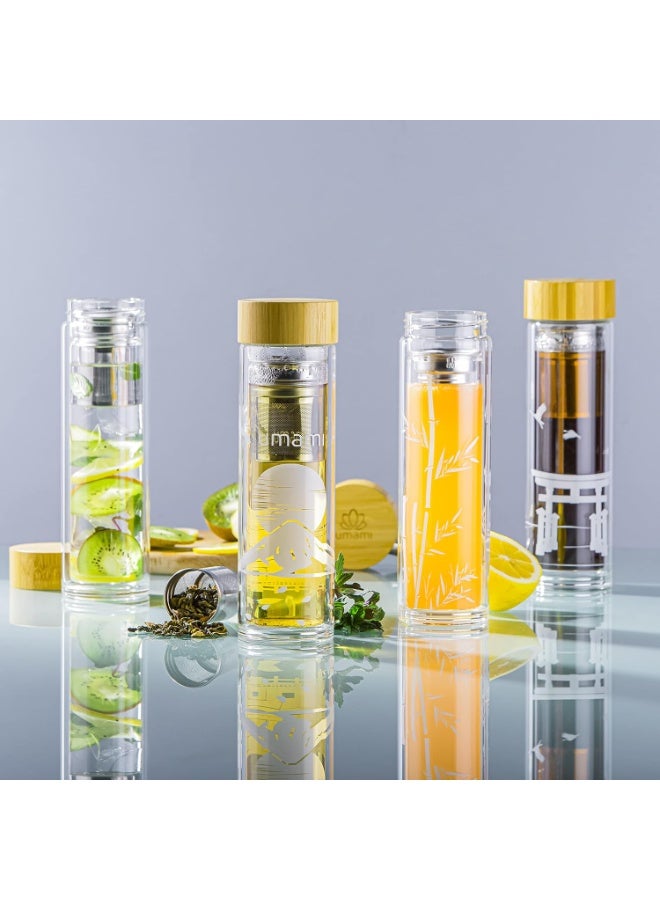 High quality Glass travel bottle for coffee and hot & cold drinks 550ml  - Image 4