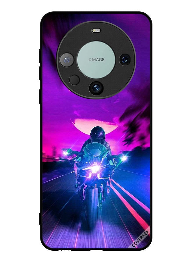 Covernex Protective Case Cover For Huawei Mate 60 Pro Plus Man On Bike Wallpaper - Image 1