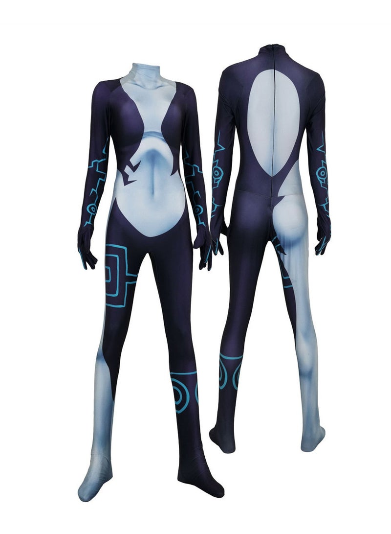 The Legend of Zelda Breath of the Wild Link Cosplay Jumpsuit Stage Performance Suit  - Image 2