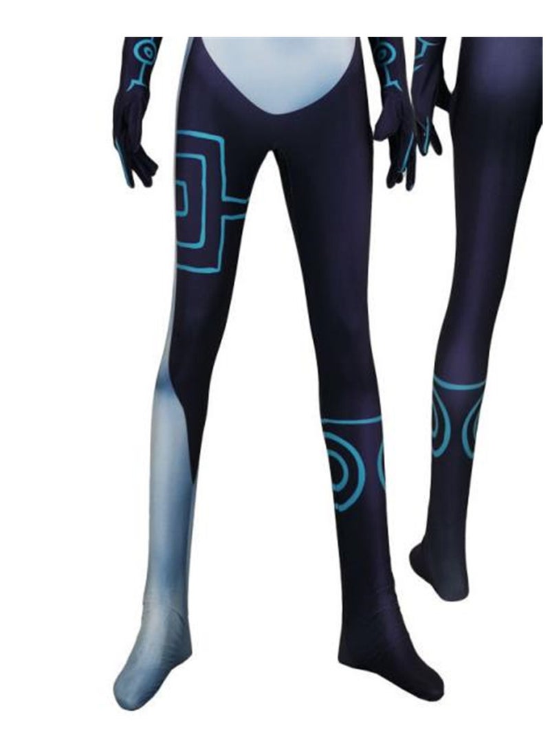 The Legend of Zelda Breath of the Wild Link Cosplay Jumpsuit Stage Performance Suit  - Image 3