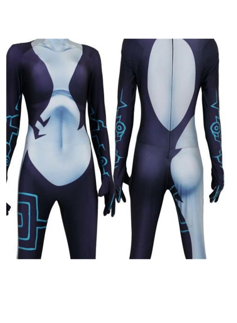 The Legend of Zelda Breath of the Wild Link Cosplay Jumpsuit Stage Performance Suit  - Image 4