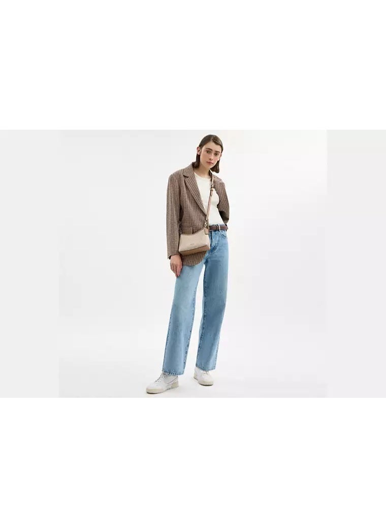 coachoutlet Laurel Small Shoulder Bag in Signature Canvas – CBH15 | Women’s Zip Crossbody Bag - Image 5