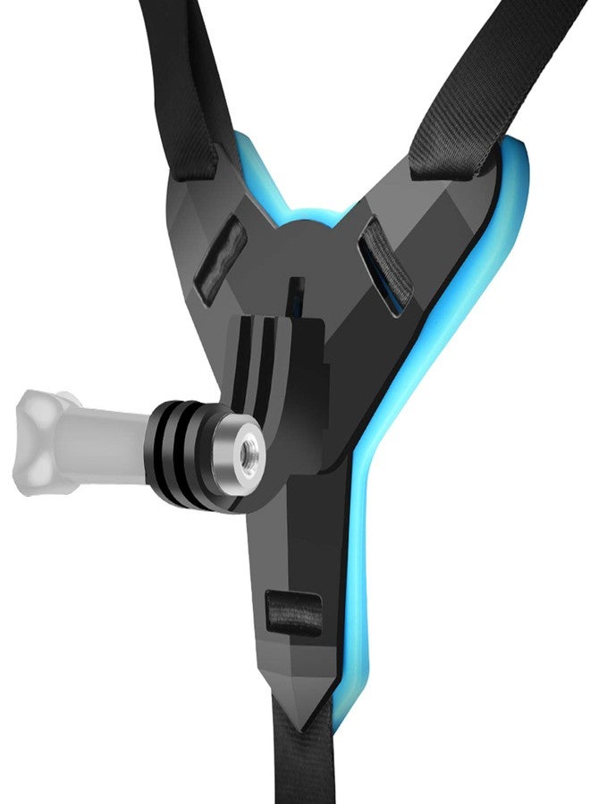 SHOOT Fixing Bracket Motorcycle Helmet Chin Holder Integrated Helmet Belt for DJI Osmo Action Camera for GoPro Hero 8/7/6/5/4/3+ - Image 1