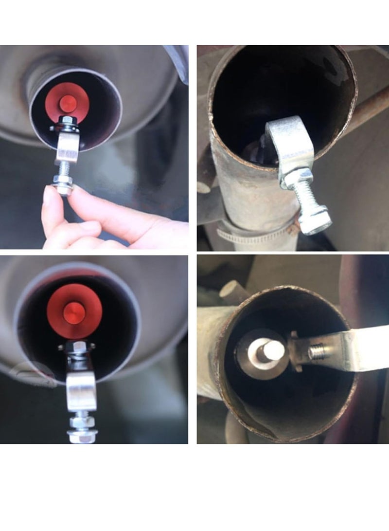 PAMEER Aluminum Alloy Exhaust Turbo Sound Whistle Simulator, Turbo Sound Exhaust Muffler Pipe Whistle Car Roar Maker, Car Blow off valve Tip Simulator Whistler Tail Pipe. - Image 3