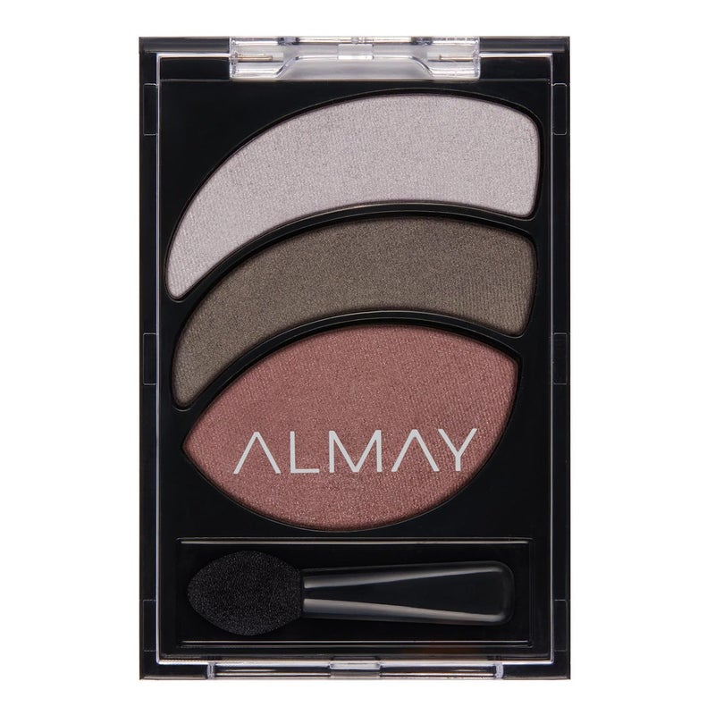 Almay Shadow Trio Palette, Longlasting Smoky Eyeshadow Makeup, Three Shades, Hypoallergenic, 010 Mulberry Moonlight, 0.087 oz - Image 1