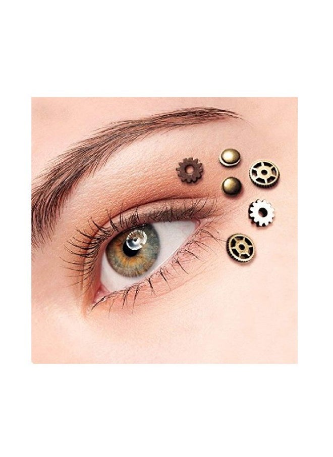 ASVP Shop - Steampunk Gothic Eye Decals Womens Perfect For Steampunk Clothing Accessories Dress Up Clock Parts Steampunk Gears 6pcs - Image 1
