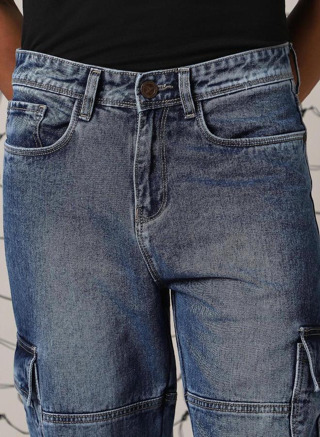 هوبرهولمي جينز كارغو بقصة متوسطة وبلون باهت من ستايلي - Image 4